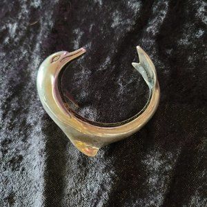 Sterling Dolphin Cuff